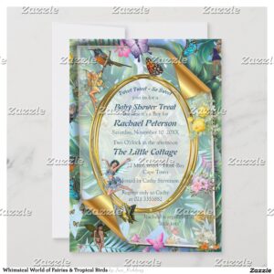 whimsical_world_of_fairies_tropical_birds_invitation-r3834e5539f334cc58e5248995c34bf4f_tcvqa_2154 Whimsical World of Fairies & Tropical Birds Invitation