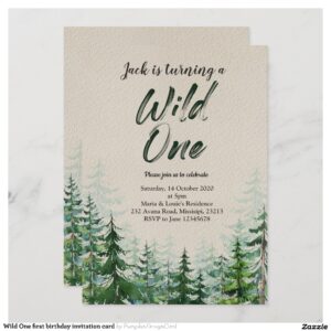 wild_one_first_birthday_invitation_card-re39d257fd364491fa31fd4e1fff77e70_tcxaq_2154 Wild One first birthday invitation card