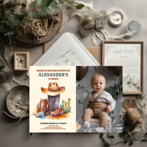 wild_west_cowboy_first_rodeo_birthday_invitation-r_710enm_2154 Wild West Cowboy First Rodeo Birthday Invitation