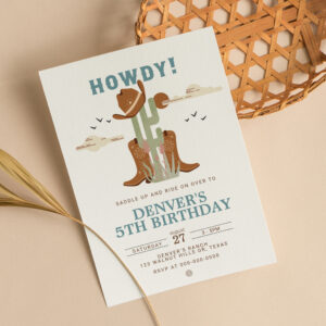 wild_west_cowboy_hat_boots_western_birthday_party_invitation-r_ajhj87_2154 Wild West Cowboy Hat Boots Western Birthday Party Invitation