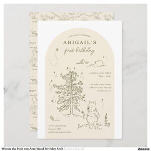 winnie_the_pooh_100_acre_wood_birthday_arch_invitation-r64cada6cccbe425885583137175e8a87_tcv4j_2154 Winnie the Pooh 100 Acre Wood Birthday Arch Invitation