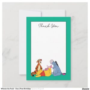 winnie_the_pooh_one_first_birthday_thank_you_card-raa71518f9dd7421885f84f592e80f460_tcvur_2154 Winnie the Pooh - One First Birthday Thank You Card