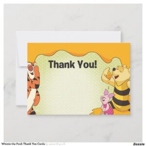 Winnie the Pooh Thank You Cards