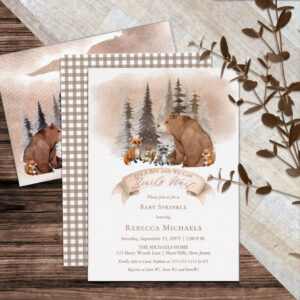 woodland_bear_animal_bearly_wait_boy_baby_sprinkle_foil_invitation-r_d5yqt_2154 Woodland Bear Animal Bearly Wait Boy Baby Sprinkle Foil Invitation
