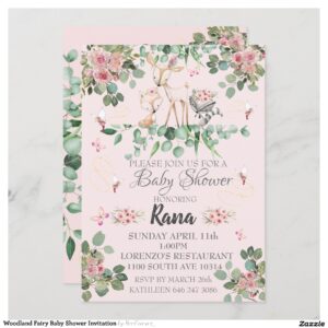 woodland_fairy_baby_shower_invitation-r0be189c10bdc449383c60ccd2ae63428_tcxaq_2154 Woodland Fairy Baby Shower Invitation