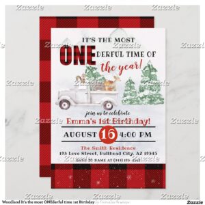 woodland_its_the_most_onederful_time_1st_birthday_invitation-r4d78211e2a084ef09ecbe7acb3e84109_tcv4s_2154 Woodland It's the most ONEderful time 1st Birthday Invitation